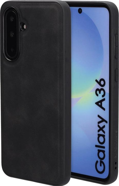 Actual product image Mobiparts Classic Backcover Samsung Galaxy A36 Graphite Black (MagSafe Compatible) (Samsung Galaxy A36)