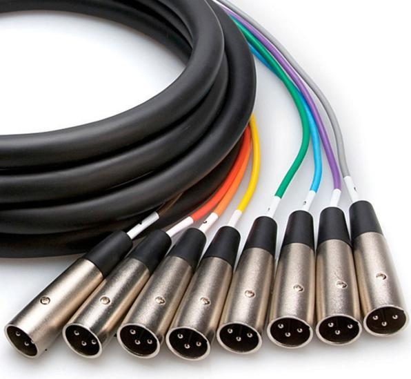 Immagine prodotto Hosa DTM-807 Cavo multiplo a 8 vie XLR-M DB25 7m (7 m)