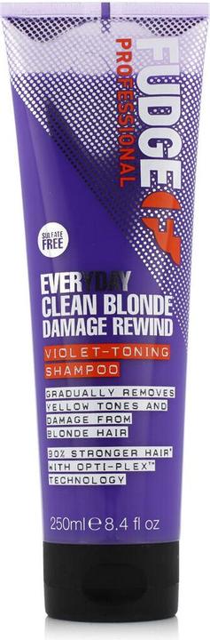 Produktbild Fudge Clean Blonde Damage Rewind Violet Shampoo (250 ml, Flüssiges Shampoo)