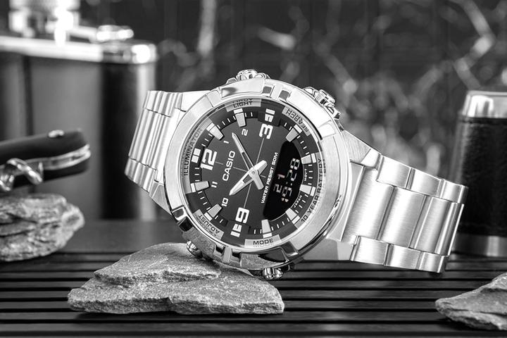 Image du produit Casio AMW-870D-1AVDF (Chronographe, Montre analogique, Montre de sport, Montre numérique)