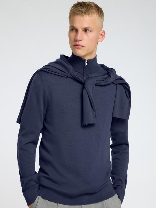 Image du produit Selected Pull demi-zip 100% laine mérinos (XXL)