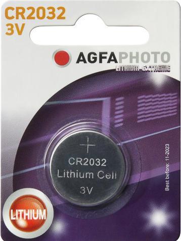Produktbild AGFAPHOTO Lithium CR2032 3V (1 Stk., CR2032, 210 mAh)