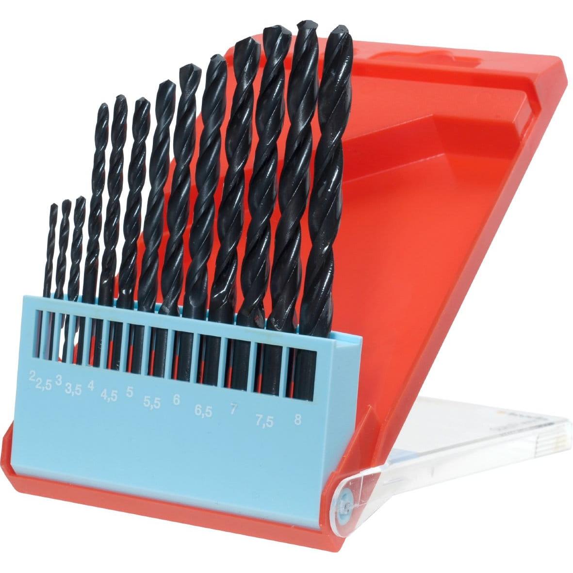 kwb, Bohrereinsatz, Spiralbohrer Set 13-teilig (2 mm, 2.5 mm, 3 mm, 3.5 mm, 4 mm, 4.5 mm, 5 mm, 5.5 mm, 6 mm, 6.5 mm, 7 ...