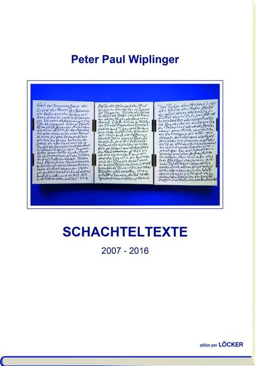 Produktbild Schachteltexte (Deutsch, Peter P. Wiplinger, 2017)