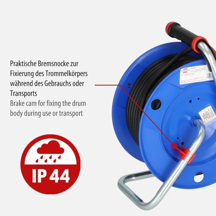 Produktbild Brennenstuhl Kabeltrommel SUPER-SOLID H07RN-F3G1.5 (3.80 m, 1.50 mm²)