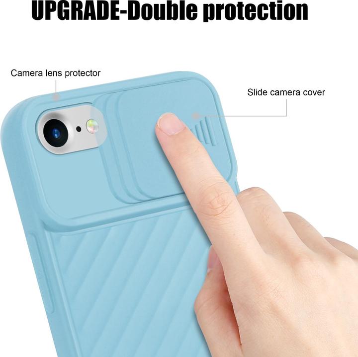 Actual product image Cadorabo TPU cover with camera protection (Apple iPhone 7, Apple iPhone SE (2nd Gen))