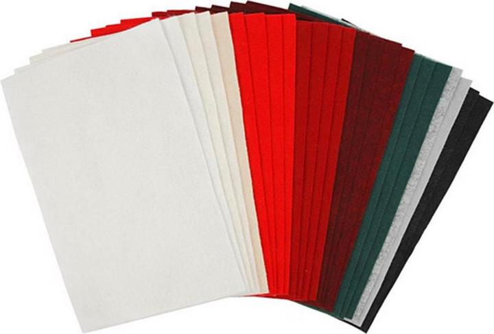 Dark red, Green, Red, White