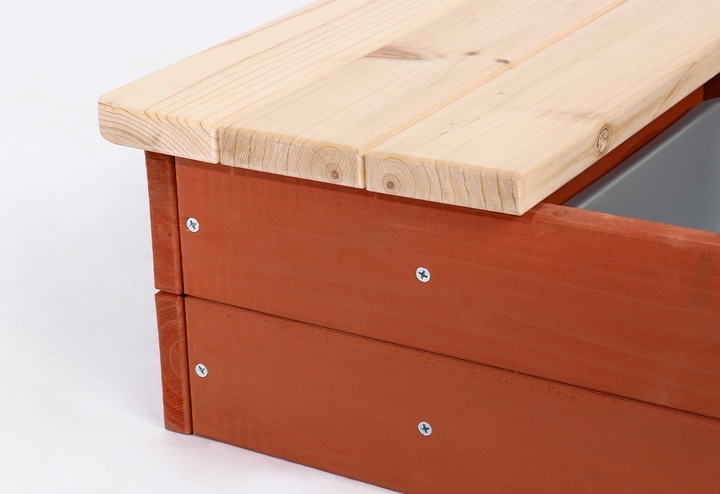 Actual product image Pinolino Sandkasten „Hedda”, rot/natur