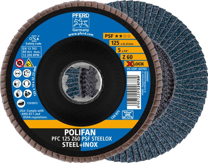 Produktbild Pferd X-LOCK Fächerschleifscheibe Universal-Linie PSF (60)