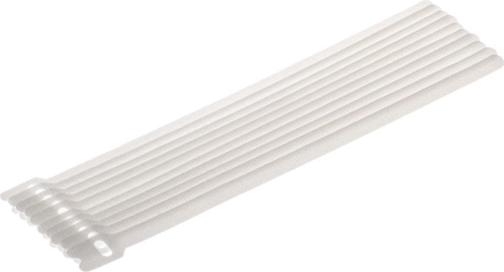 Actual product image Fastech E7-2 Strap, white, 7x200mm (Velcro cable ties, 200 mm, 10 pcs.)