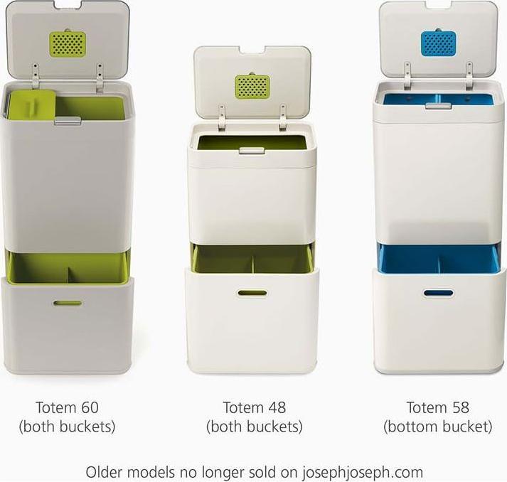 Actual product image Joseph Joseph IW1 24-36L Eco Liners Recycled Bin Liners 20 Pack - Grey (36 l)