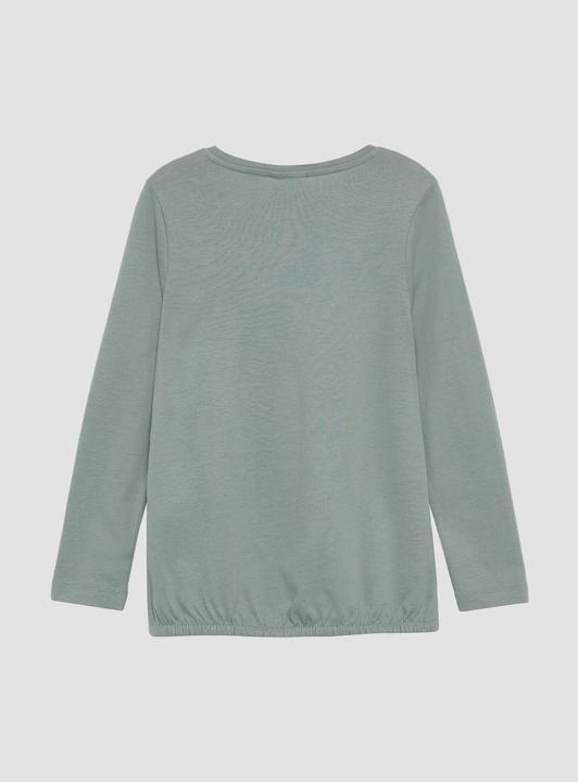 Produktbild S.Oliver T-Shirt Langarmshirt mit Foil-Print und Gummibund (104, 110)