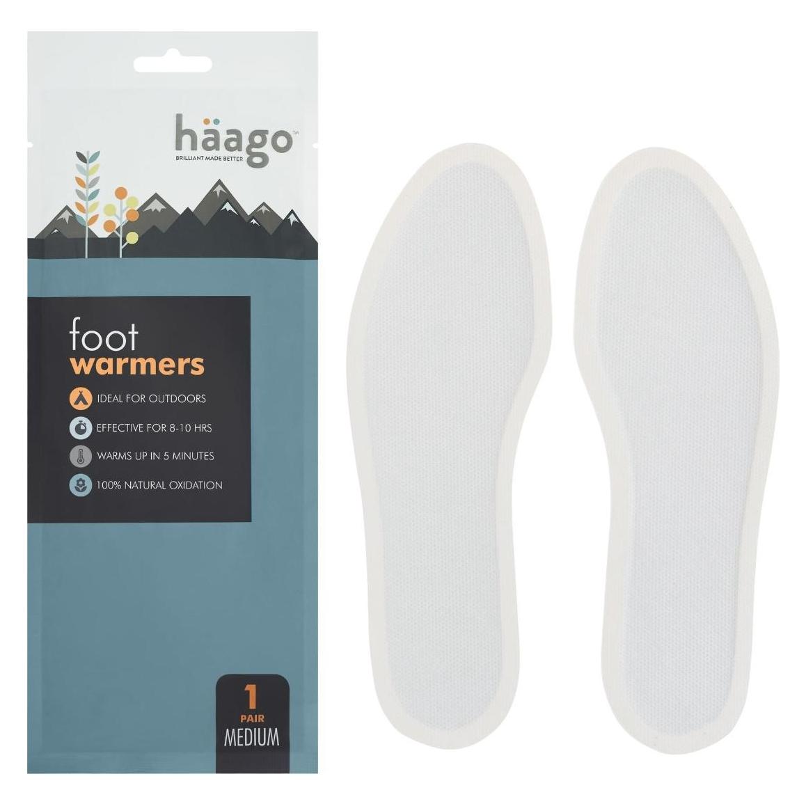 Häago, Handwarmer + Voetwarmer, Voetwarmers 20 Paar Voor Schoenmaat 35-38
