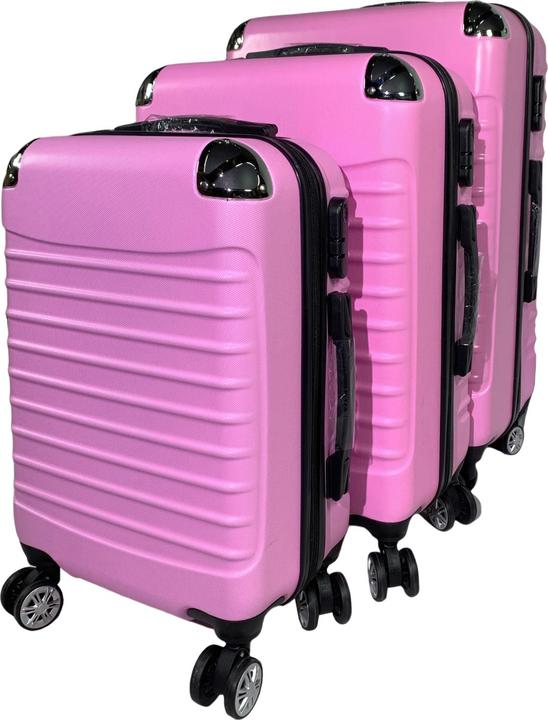Produktbild HTI-Living 3-teiliges Hartschalen-Kofferset Wave stilvoll, robust und praktisch (40 l)