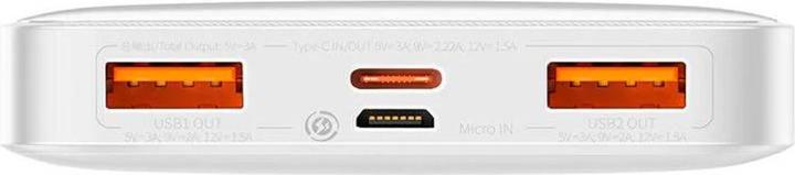 Actual product image Baseus Powerbank Bipow 10000mAh, 20W (white) (10000 mAh, 20 W, 37 Wh)