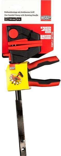 Produktbild Bessey Einhandzwinge mit drehbarem Griff M EZ360M-15 (ki) (150 mm)