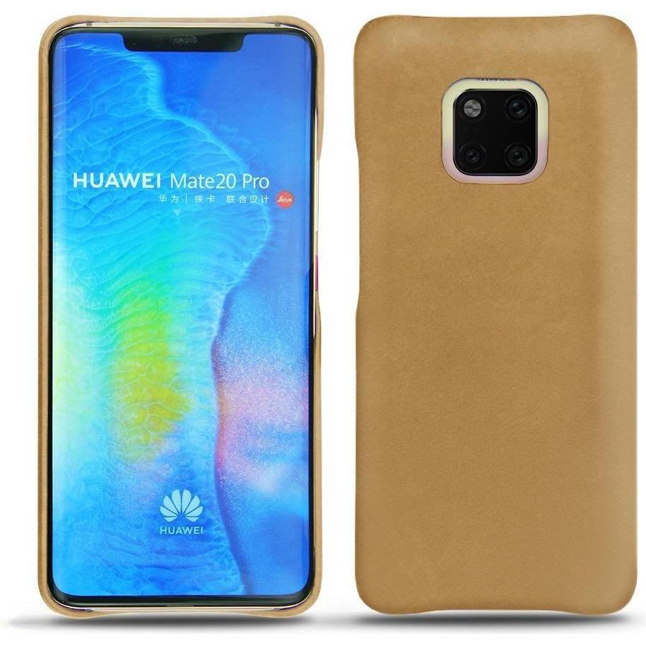 Noreve Lederschutzhülle (Huawei Mate 20 Pro), Smartphone Hülle, Braun