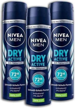 Produktbild Nivea Men Dry Active (Spray, 150 ml)