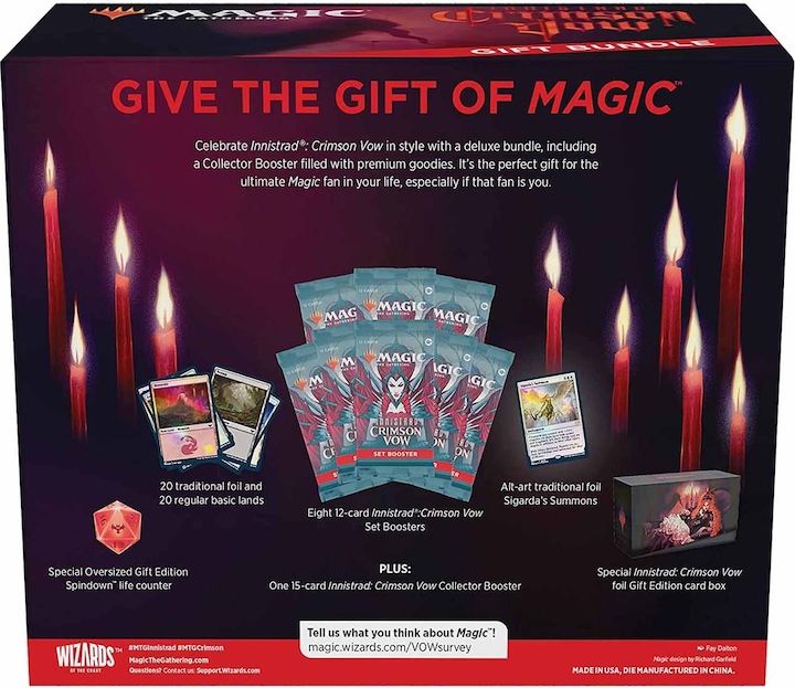 Actual product image Magic the Gathering Innistrad: Crimson Vow Bundle Gift Edition -EN- (English)