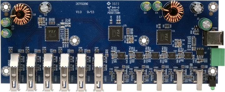 Produktbild Exsys Industrial USB 3.2 Gen 2x1 Hub Board 10-Port (USB-C, 10 Ports)