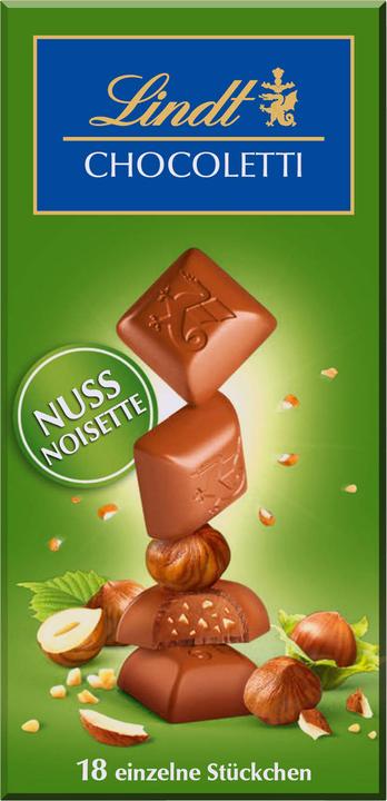 Haselnüsse, Milchschokolade
