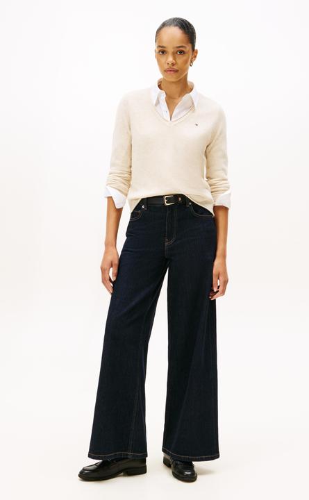 Produktbild Tommy Hilfiger Weicher Wollpullover mit V-Ausschnitt (XXS)