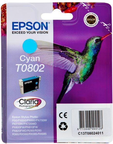 Produktbild Epson T0802 Claria Photographic (C)