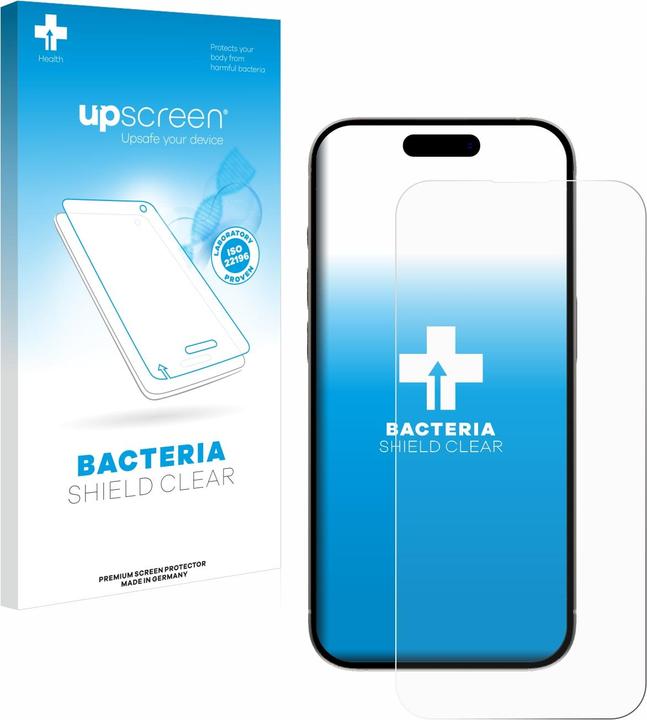 Actual product image upscreen Antibacterial Protector (1 pcs., Apple iPhone 15 Pro)