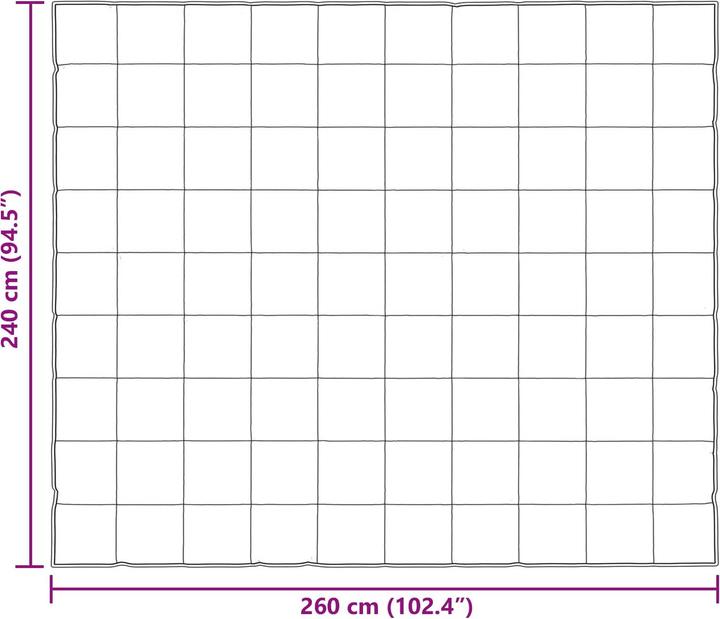 Produktbild vidaXL Sommerdecke (260 x 240 cm)