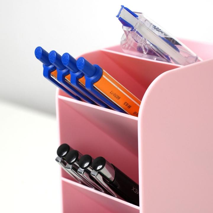 Produktbild Hermex Stiftebox Pen Desk-Organizer Stiftaufbewahrung Bürotisch-Stifthalter Schreibtisch-Organizer