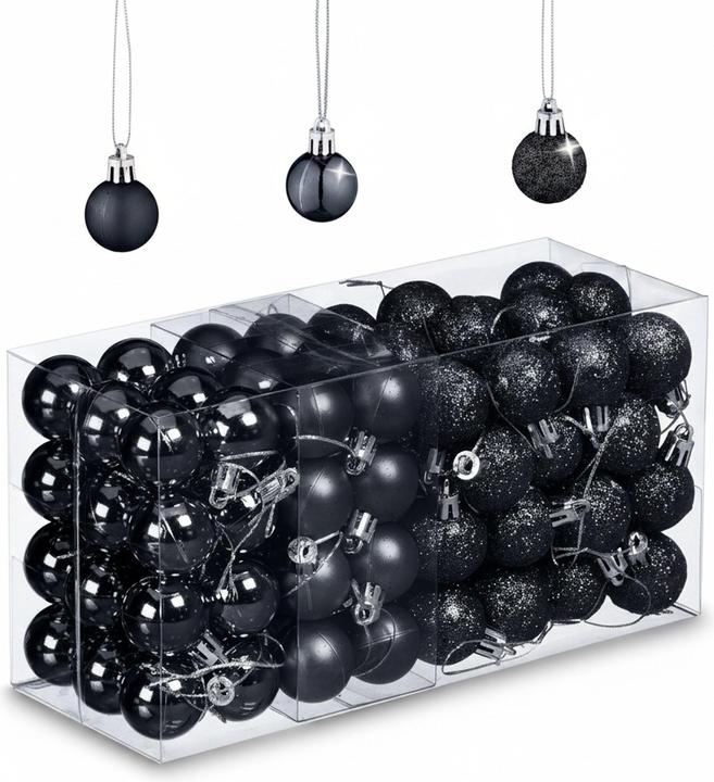 Produktbild Relaxdays 96-tlg. Weihnachtskugeln-Set (96x)