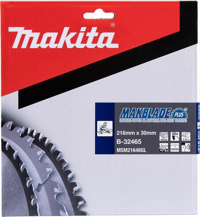 Produktbild Makita MAKBLADE+ Sägeb. 216x30x48Z