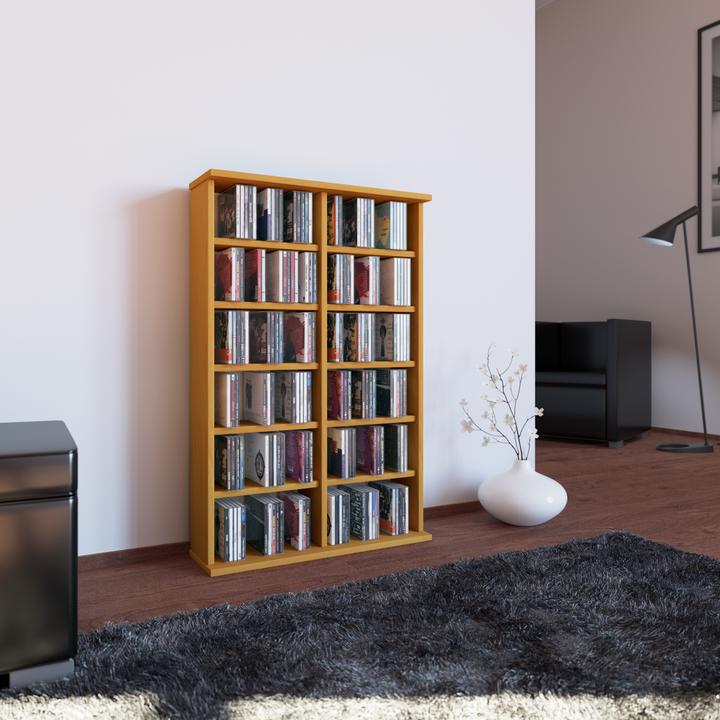 Image du produit VCM Armoire à DVD (60 x 18 x 92 cm)