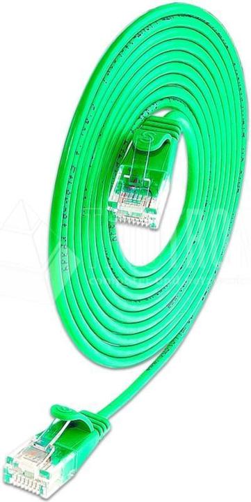 Produktbild Wirewin Slim Patchkabel: UTP, 7.5m, grün (U/UTP, CAT6, 7.50 m)