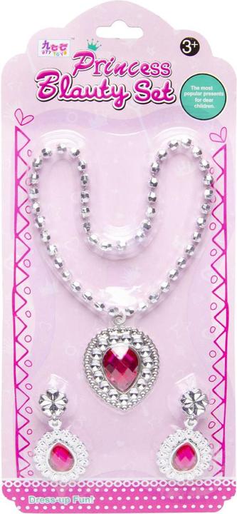 LG-Imports Princesses Ensemble de bijoux pour enfants 3 pièces (Matières plastiques, Pierres précieuses)