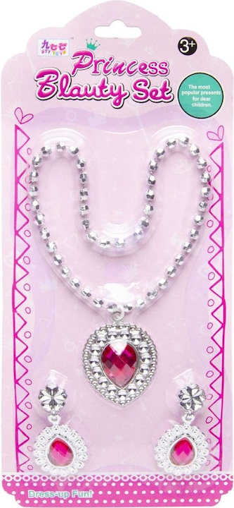 Produktbild LG-Imports Prinzessinnen Kinder Schmuck-Set 3 teiliges Set (Kunststoff, Schmucksteine)