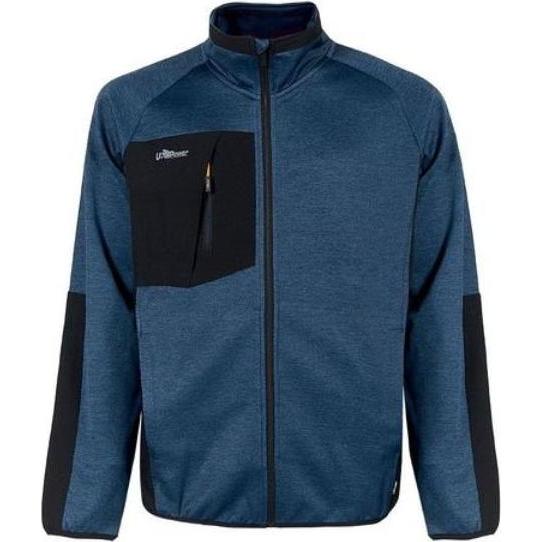 U-Power, Top da lavoro, Arbeits-Sweatshirt mit Reissverschluss, 100 % mattes (L)