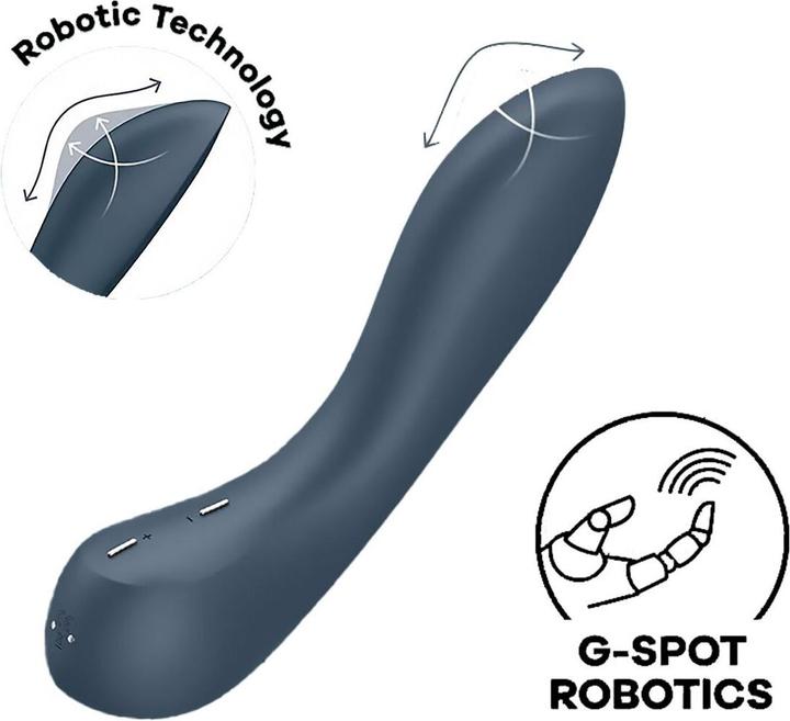 Actual product image Satisfyer - G-Spot Wave 4 12 vibration programme vibrator dark grey