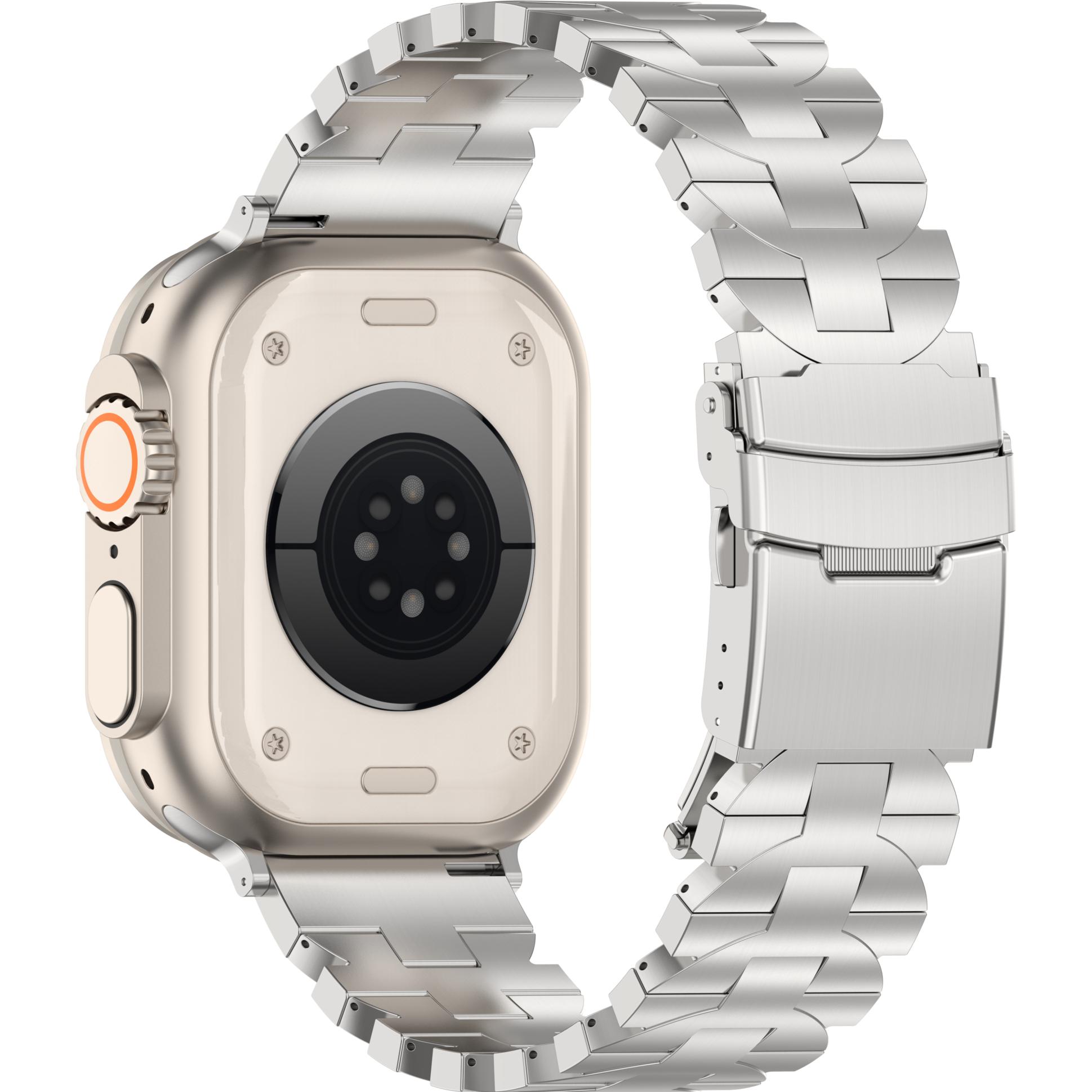 Thumbnail - Strap-it Armband (Titan, Apple Watch), Uhrenarmband, Silber