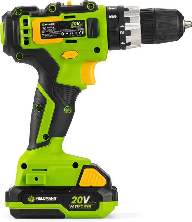 Produktbild Fieldmann Bohrmaschine FDUV 70115-A 20 V 1 x 2 Ah Akku