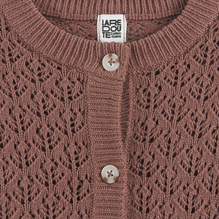 Produktbild La Redoute Collections Strickweste aus Pointelle (104)