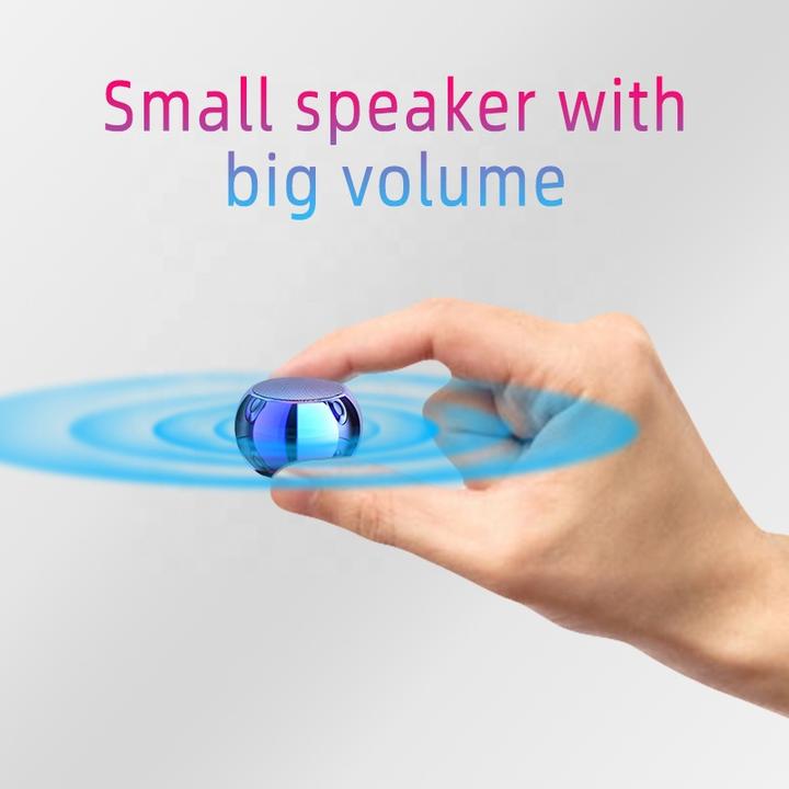 Produktbild PhoneLook Ultra kleine mini Bluetooth Lautsprecher BT 5.0 TWS Wireless Speakers Orange (2.50 h)