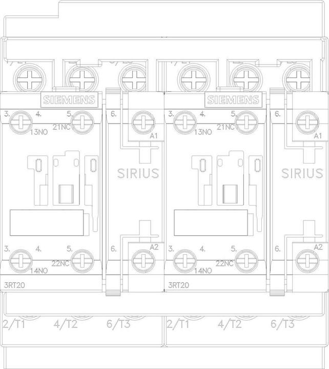 Produktbild Siemens Indus.Sector Wendekombination 3RA2324-8XB30-1AL2