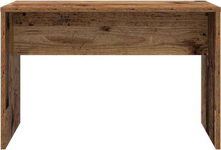 Actual product image VidaXL Schminktisch-Set mit LED-Leuchten Altholz-Optik Holzwerkstoff (74.5 x 40 x 141 cm)