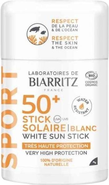 Actual product image Laboratoires de Biarritz ALGA MARIS sun stick white SPF50+ 12g (Sun stick, SPF 50+, 12 g)