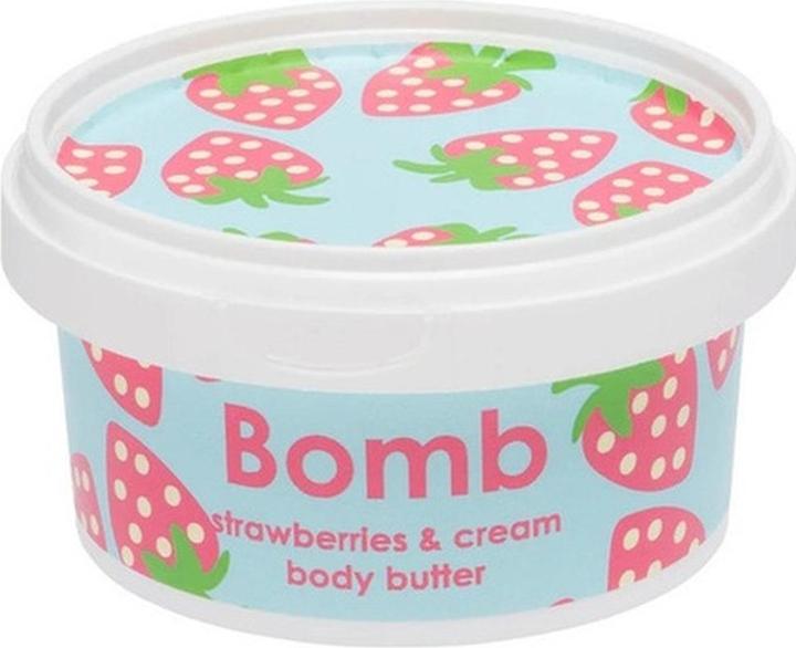 Immagine prodotto Bomb Cosmetics Strawberry & Cream Prefect Body Butter Burro per il corpo Strawberry & Cream 200ml (Burro corpo, 200 ml)