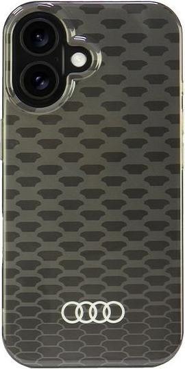 Produktbild Audi IML Stitching Pattern MagSafe iPhone 16 6.1" czarny/black hardcase AU-IMLMIP16-Q5/D3-BK (Apple iPhone 16)