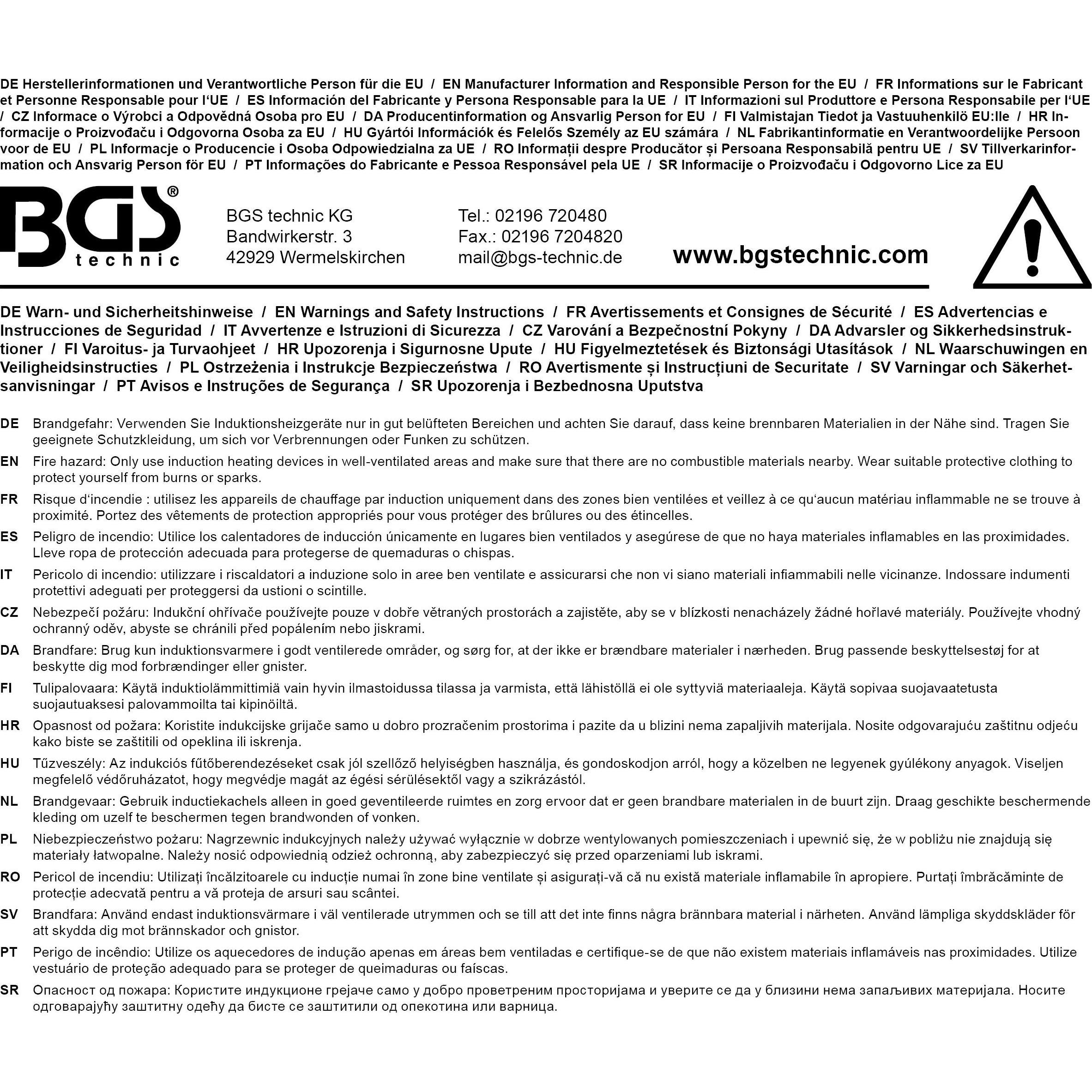 Thumbnail - BGS, Lötgerät, Induktions-Spule für Induktionsheizgerät 45 mm 90° abgewinkelt für Art. 2169, 3390, 3391