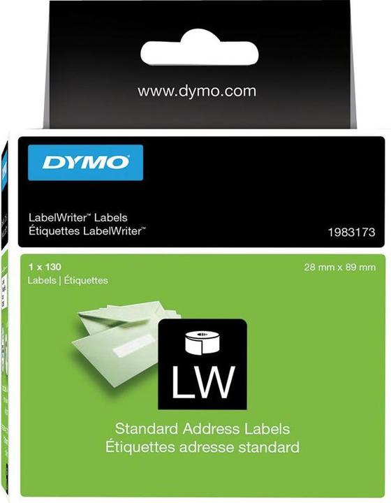 Actual product image Dymo LW labels