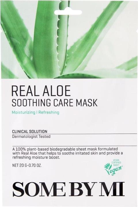Actual product image Some By Mi Clinical Solution Aloe Soothing Care Mask - Sheet Mask, 20g